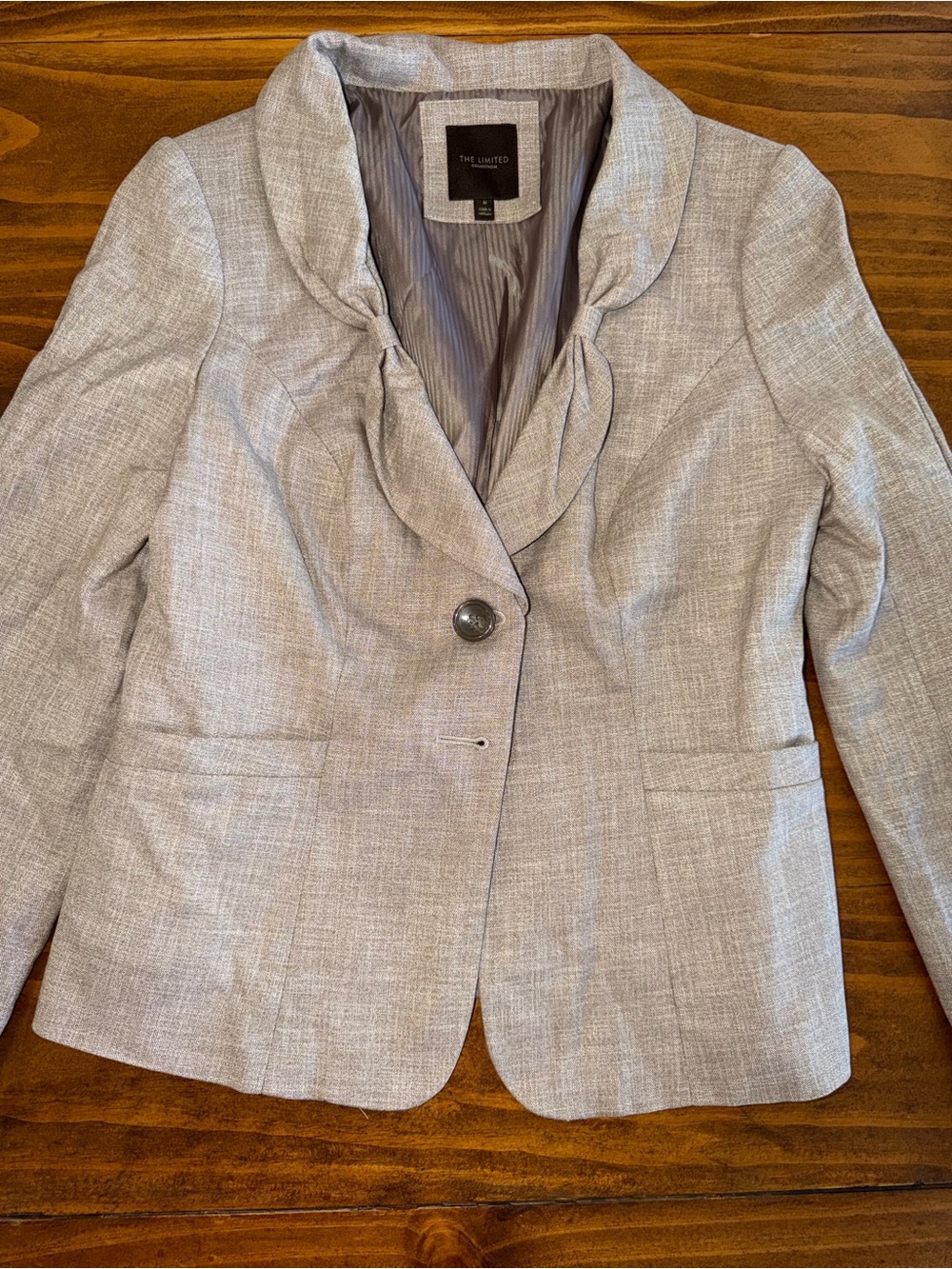 The Limited Women’s Medium Light Brown Blazer with Two Buttons